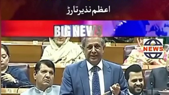 Live constitution Amendments in national assembly of Pakistan speech minister of law Azam Nazir tartar speech on constitution Amendments and against PTI leader