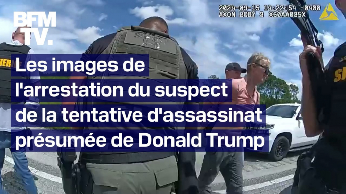 États-Unis: les images de l'arrestation du suspect de la tentative d'assassinat présumée de Donald Trump