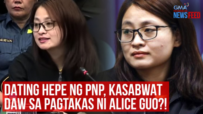 Dating hepe ng PNP, kasabwat daw sa pagtakas ni Alice Guo?! | GMA Integrated Newsfeed