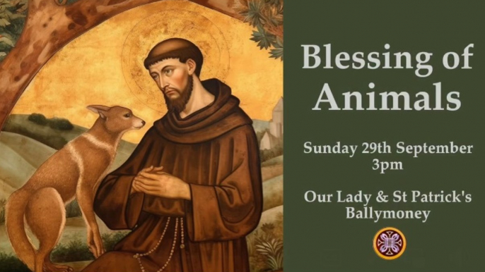 Ballymoney church Blessing of Animals