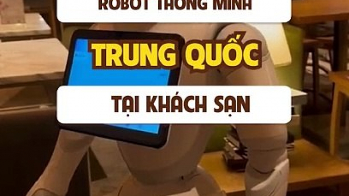 Robot thông minh tại khách sạn Trung Quốc, thật nể phục các pháp sư Trung Hoa  #dulich #trungquoc #dulichtrungquoc #travel #china #chinatravel #robot