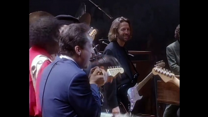 Sweet Home Chicago (Robert Johnson cover) with Albert Collins, Robert Cray & Buddy Guy - Eric Clapton (live)