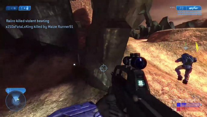 Halo 2 - Big Team Slayer on Burial Mounds Multiplayer Gameplay