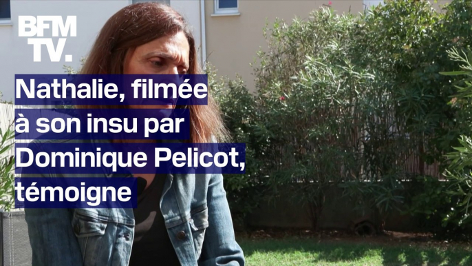 "La robe que je portais ce jour-là, je l'ai jetée"  Nathalie, filmée à son insu par Dominique Pelicot dans un supermarché, témoigne