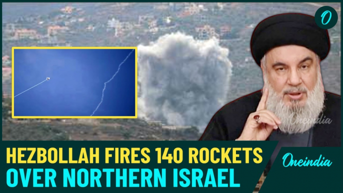 Hezbollah Launches Assault on Israel,Launching Rockets in Response to Nasrallah's Vow of Retaliation