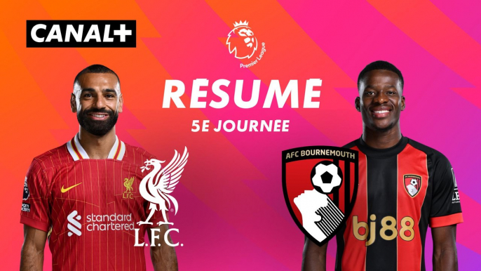 Le résumé de Liverpool / Bournemouth - Premier League 2024-25 (J5)