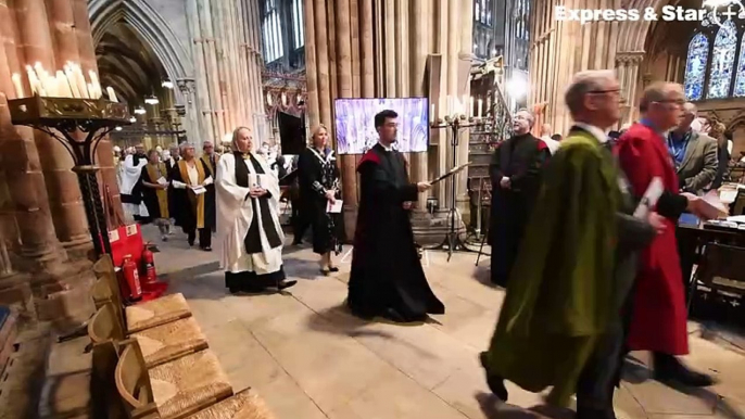 Service of Institution and Installation of The Right Reverend Janet McFarlane as Dean of Lichfield, at Lichfield Cathedral.