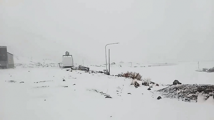 Temporal en alta montaña