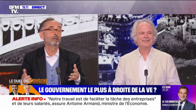 Robert Ménard, maire de Beziers: "Oui, c'est un gouvernement de droite et je suis hyper content"