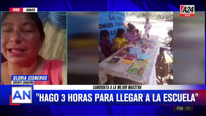 UNA MUJER DE CHACO PODRÍA SER LA MEJOR MAESTRA DEL MUNDO