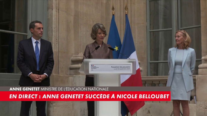 Anne Genetet : «C'est une tâche immense, cruciale et vitale pour le pays et j'ai conscience de ce qui est attendu de moi»