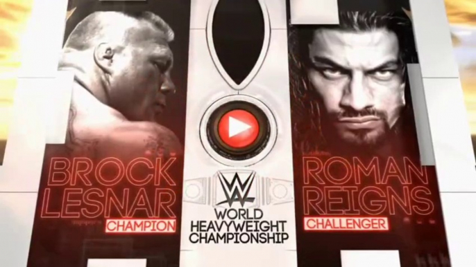 WWE WrestleMania 31 - Roman Reigns vs Brock Lesnar (WWE World Heavyweight Championship)