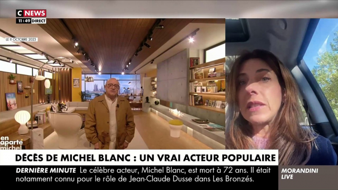 Décès de Michel Blanc - Le témoignage de Nathalie Levy qui l'avait reçu plusieurs fois dans son émission "En Aparté" sur Canal+ : "C'était un homme timide, pudique et réservé! Mais surtout extrêmement attachant!"