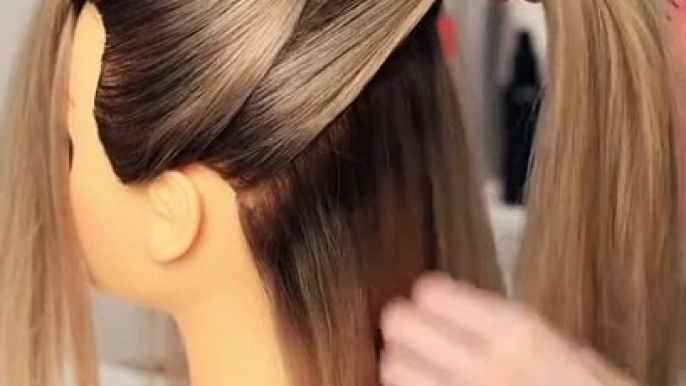 Stylish hair style for girls trending video wedding hairstyles for girls/quick hairstyles/2024 new trendy girl hair style/girl fashion/hair style/hair color/hair cuts/how/how to/how to make hair style for girls/girl hair style