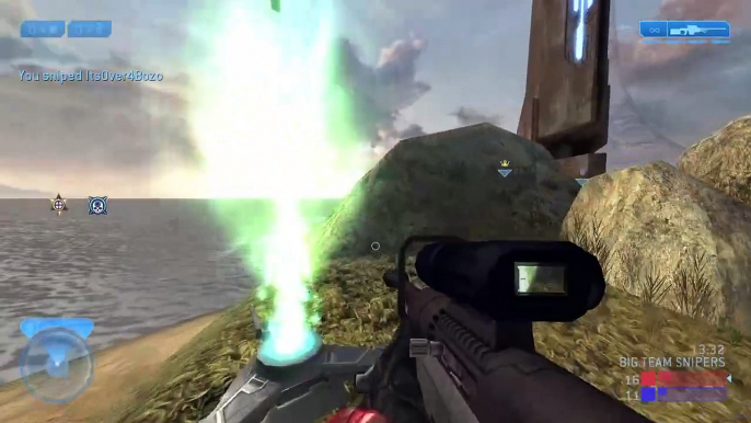 Halo 2 Classic Big Team - Big Team Snipers on Relic Multiplayer Gameplay