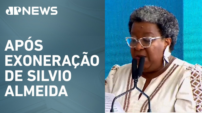 Macaé Evaristo toma posse no Ministério dos Direitos Humanos com presença de Lula