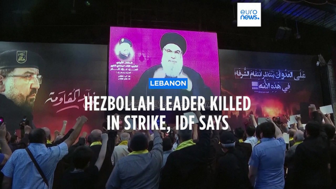 Hezbollah confirms Israel has killed its leader Hassan Nasrallah in an airstrike