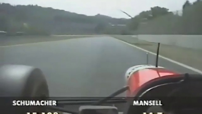 F1 – Nigel Mansell (McLaren Mercedes V10) lap in qualifying + onboard – San Marino 1995