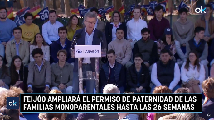 Feijóo ampliará el permiso de paternidad de las familias numerosas y monoparentales hasta las 26 semanas