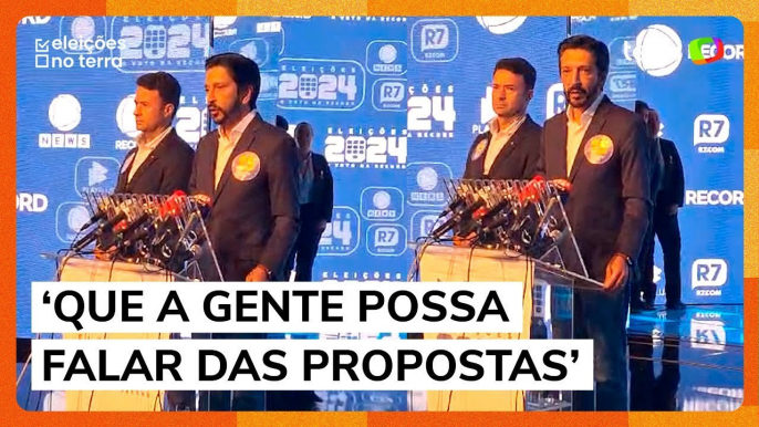 Nunes diz esperar falar de propostas e critica Marçal antes de debate: ‘Batendo recorde de rejeição’