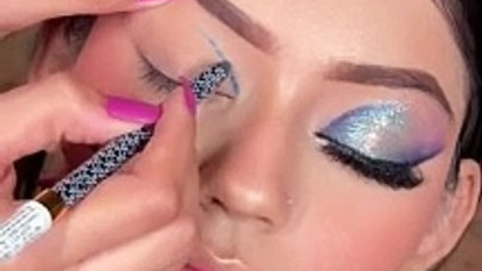 New eye makeup for girls stylish eye makeup/2024 new fashionable eyes makeup/eye tutorial/girl fashion/new fashion