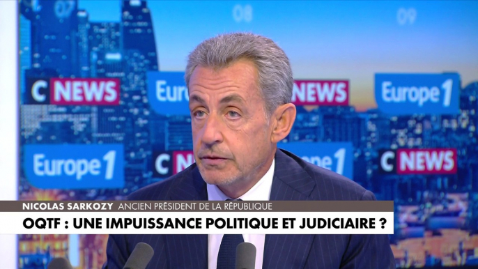 «On doit tout changer aux OQTF» selon Nicolas Sarkozy