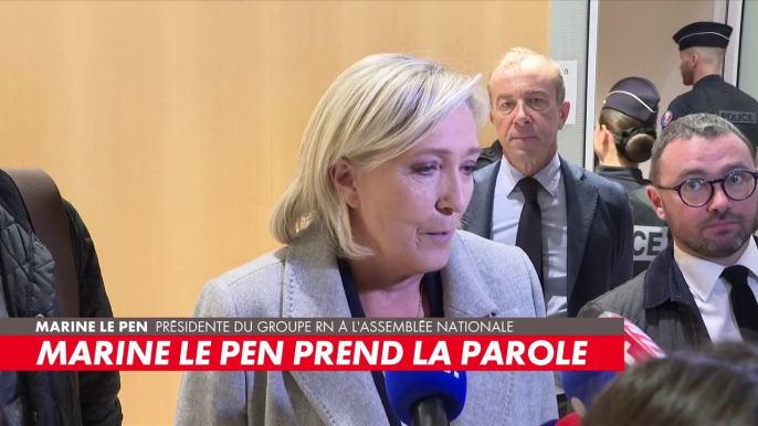 «Nous n’avons violé aucune règle» déclare Marine Le Pen