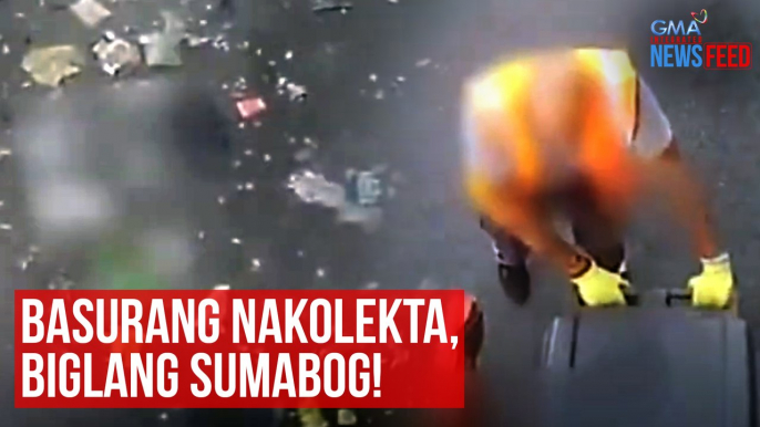 Basurang nakolekta, biglang sumabog! | GMA Integrated Newsfeed