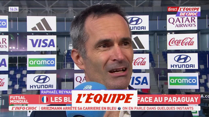 Raphaël Reynaud : « Un honneur de battre le Paraguay » - Futsal - CM - Bleus