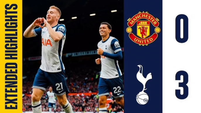 Spurs cruise to Old Trafford victory / Man United 0-3 Tottenham Hotspur // PREMIER LEAGUE HIGHLIGHTS