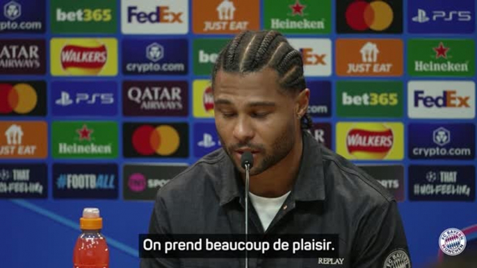 Bayern Munich - Gnabry : "On prend beaucoup de plaisir"