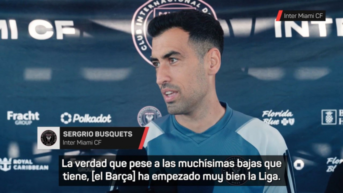 Las declaraciones de Busquets sobre el Barça, la retirada de Iniesta y Rodri