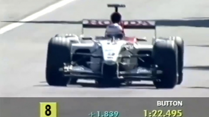 F1 – Jenson Button (BAR Honda V10) lap in pre-qualifying – Italy 2003