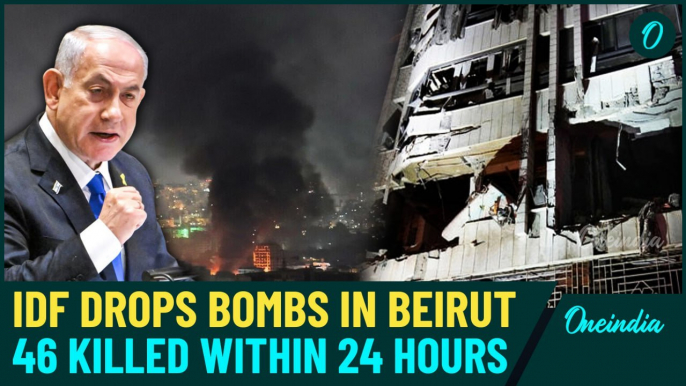 Israel Kills 46 In Beirut, Hours After Iran Strikes Burned Down Tel-Aviv| Middle East Full Scale War