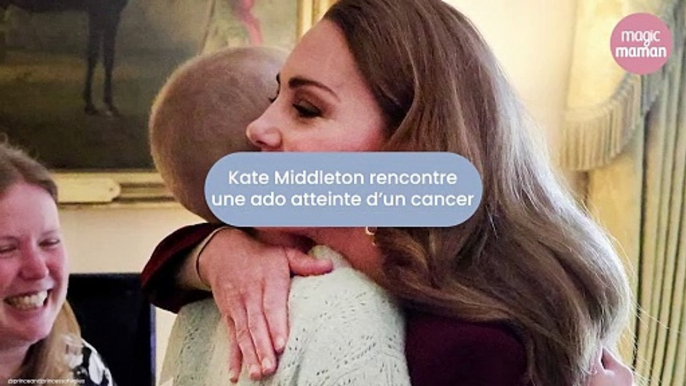 Kate Middleton rencontre une ado atteinte d'un cancer