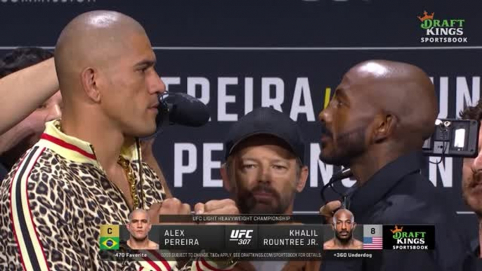 UFC 307 - Le premier face-à-face dans le respect entre Pereira et Rountree Jr.