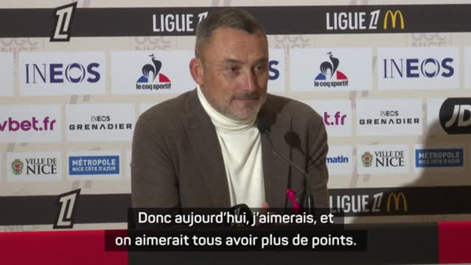 Nice - Haise : “On avance, on a nos 9 points, il faudra faire mieux dans les prochaines semaines”