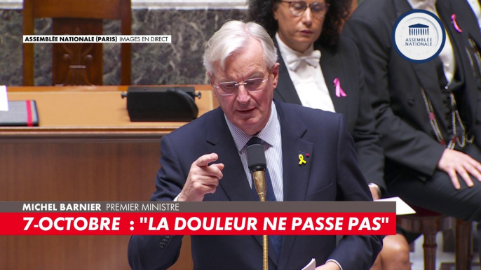 Michel Barnier : «La douleur du 7 octobre ne passe pas (...) Il faut d'abord que tous les otages soient libérés»