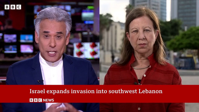 Israel’s military expands invasion into south-west Lebanon _ BBC News