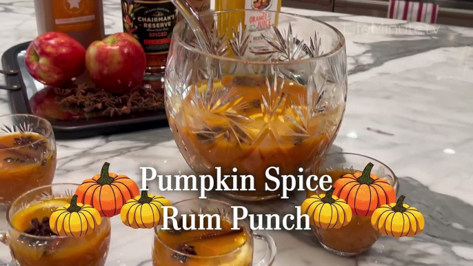 What's Better than a Pumpkin Spice Latte? A Spiced Pumpkin Punch