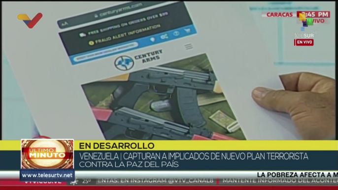 Venezuela captura implicados de planes terroristas