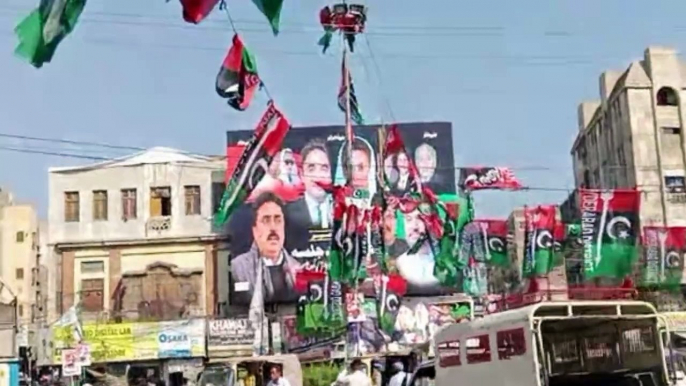 JALSA BILAWAL BHUTTO ZARDARI PPP HYDERABAD