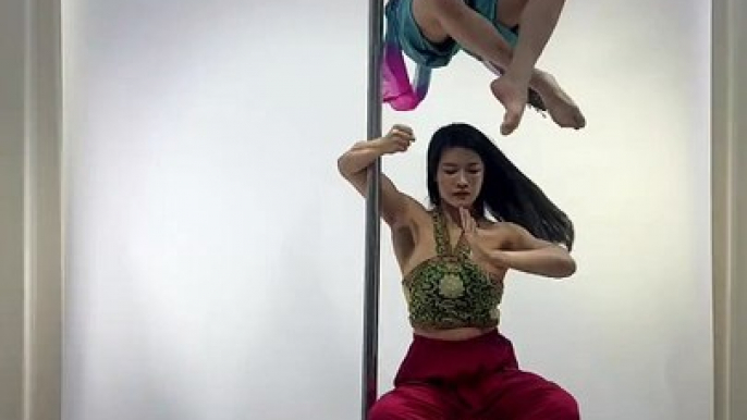 Dunhuang Flying Pole｜Skills Series#Dunhuang Flying Pole#Dance#Pole Dance