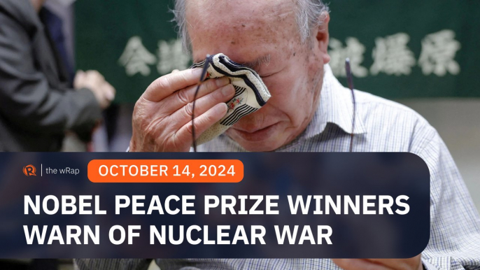 Nobel Peace Prize winners warn of rising risk of nuclear war