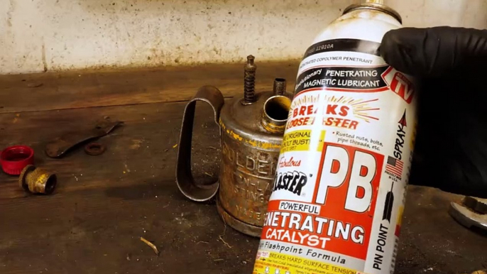 Rusted Antique Oil Can - Restoration Miracle