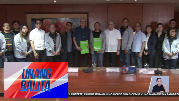 Collective bargaining agreement, nilagdaan ng management ng GMA Network, Inc. at GMA Employees Union | Unang Balita