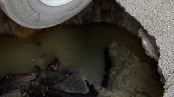 Sinkhole in Bayan Lepas linked to burst pipe