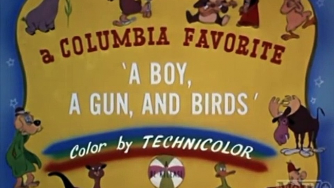 A Boy, A Gun And Birds- 1940 - Color Rhapsody