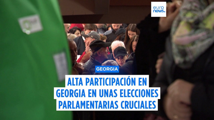 Alta participación en las cruciales elecciones parlamentarias de Georgia