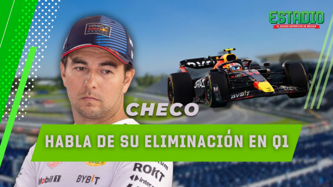 Las PRIMERAS PALABRAS de Checo Pérez tras ELIMINACIÓN en Q1 | Estadio Deportes